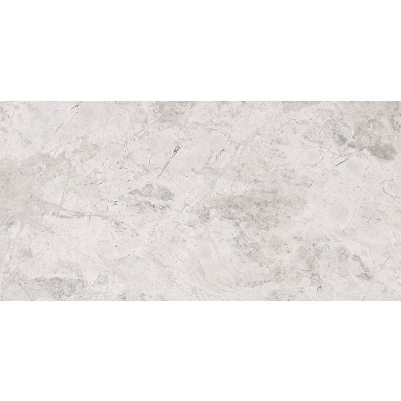 silver clouds marble natural stone field tile rectangle shape polished finish 6 by 12 by 3 of 8 micro beveled for interior and exterior applications in shower kitchen bathroom backsplash floor and wall produced by marble systems and distributed by surface group international