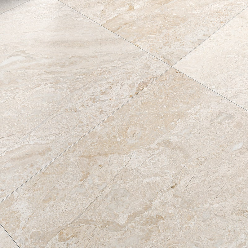 diana royal marble natural stone field tile square shape honed finish 36 by 36 by 3 of 4 straight edge for interior and exterior applications in shower kitchen bathroom backsplash floor and wall produced by marble systems and distributed by surface group international