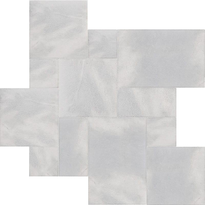 allure marble natural stone pattern tile versailles rectangle shape cottage randomxrandomx1 of 2 chiselled edge for interior and exterior applications in shower kitchen bathroom backsplash floor and wall produced by marble systems and distributed by surface group international