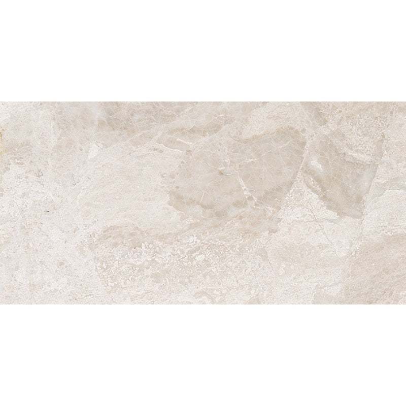 diana royal marble natural stone field tile rectangle shape polished finish 24 by 48 by 1 of 2 straight edge for interior and exterior applications in shower kitchen bathroom backsplash floor and wall produced by marble systems and distributed by surface group international