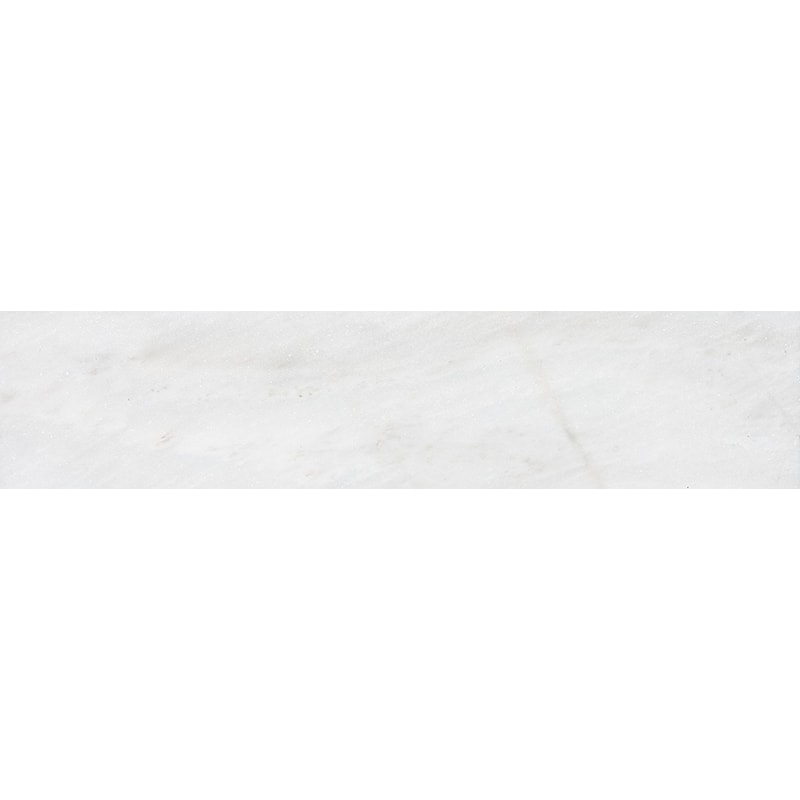 fantasy white marble natural stone field tile rectangle shape polished finish 8 by 36 by 1 of 2 straight edge for interior and exterior applications in shower kitchen bathroom backsplash floor and wall produced by marble systems and distributed by surface group international