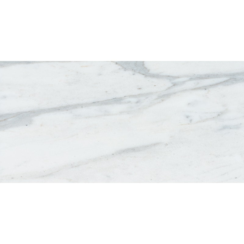 calacatta gold royal marble natural stone field tile rectangle shape polished finish 12 by 24 by 3 of 8 straight edge for interior and exterior applications in shower kitchen bathroom backsplash floor and wall produced by marble systems and distributed by surface group international