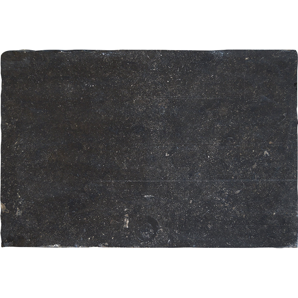belgium blue limestone natural stone field tile rectangle shape brushed finish chiselled edge 16 by 24 by 1 of 2 chiselled edge for interior and exterior applications in shower kitchen bathroom backsplash floor and wall produced by marble systems and distributed by surface group international