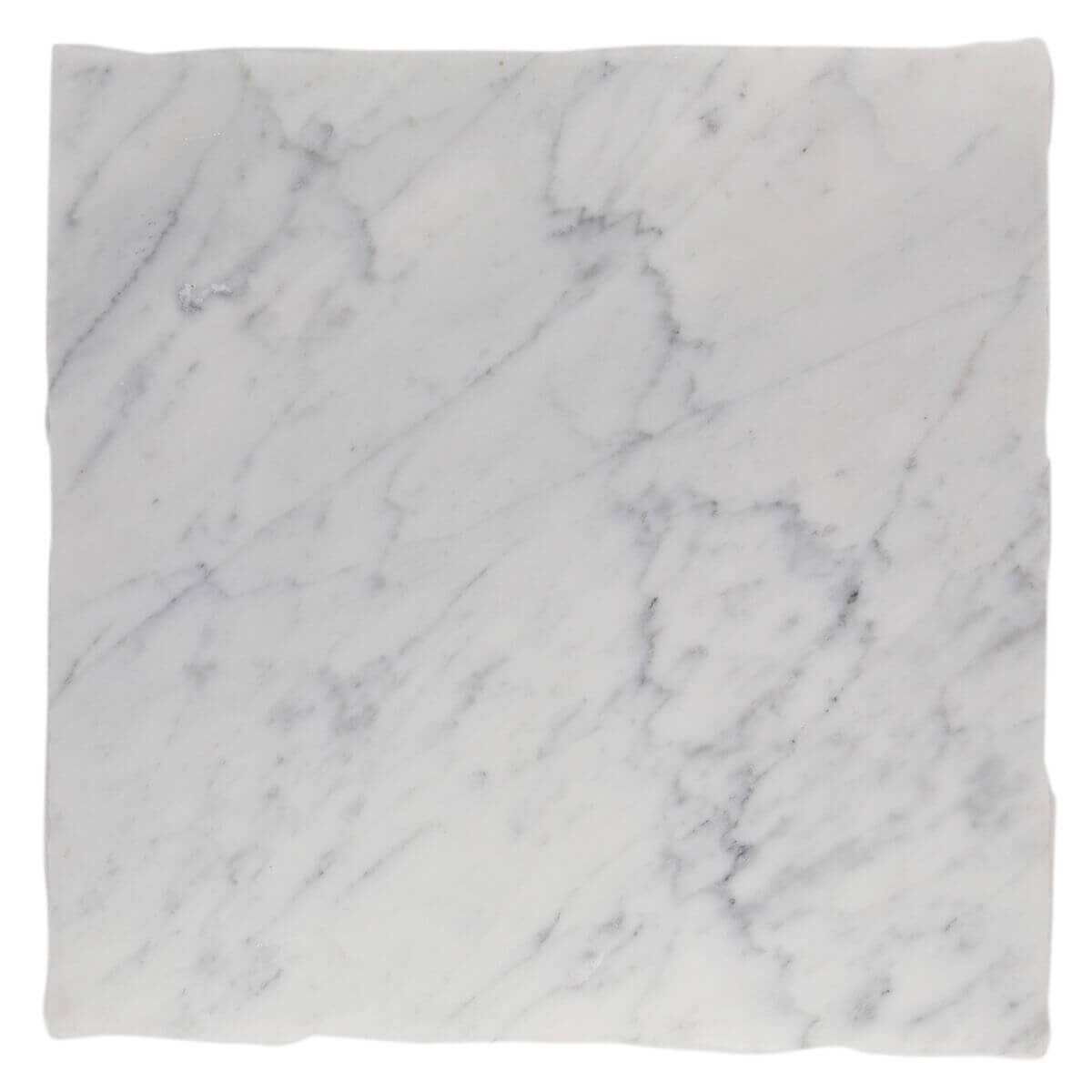 haussmann carrara bianco italian marble field tile 18x18 old world