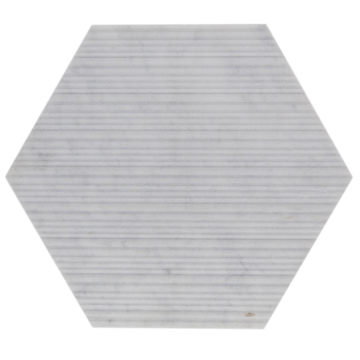 haussmann carrara bianco italian marble hexagon field tile 10 inch bamboo