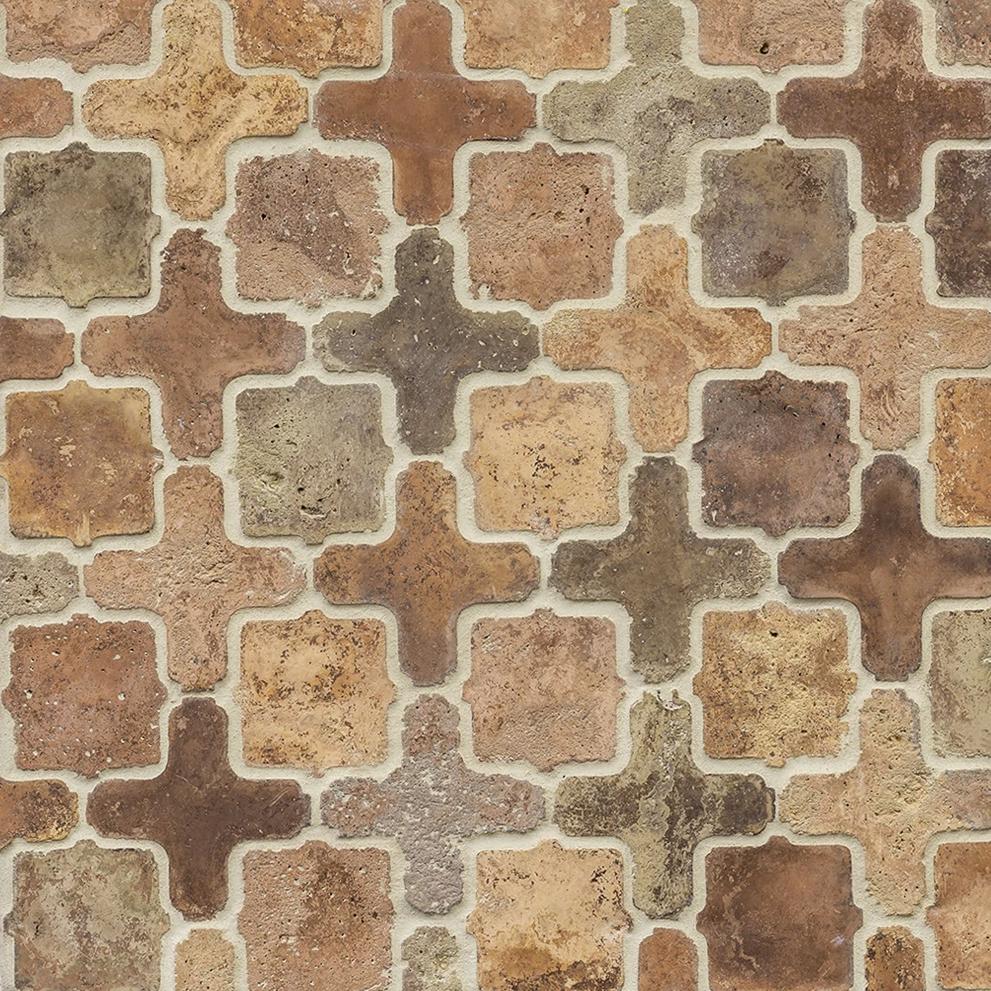 Artillo Concrete Field Tile: Normandy Cream Arabesque-11A