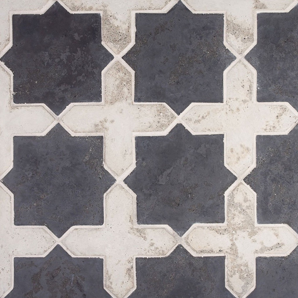 Artillo Concrete Field Tile: Magnolia Arabesque-2C