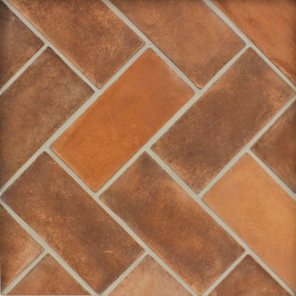Artillo Concrete Field Tile: Spanish Cotto Rectangle (6"x12")