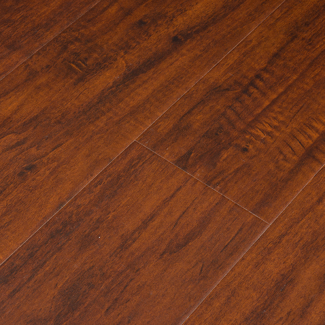 artisan natural dark walnut laminate hand scraped finish distributed by surface group international