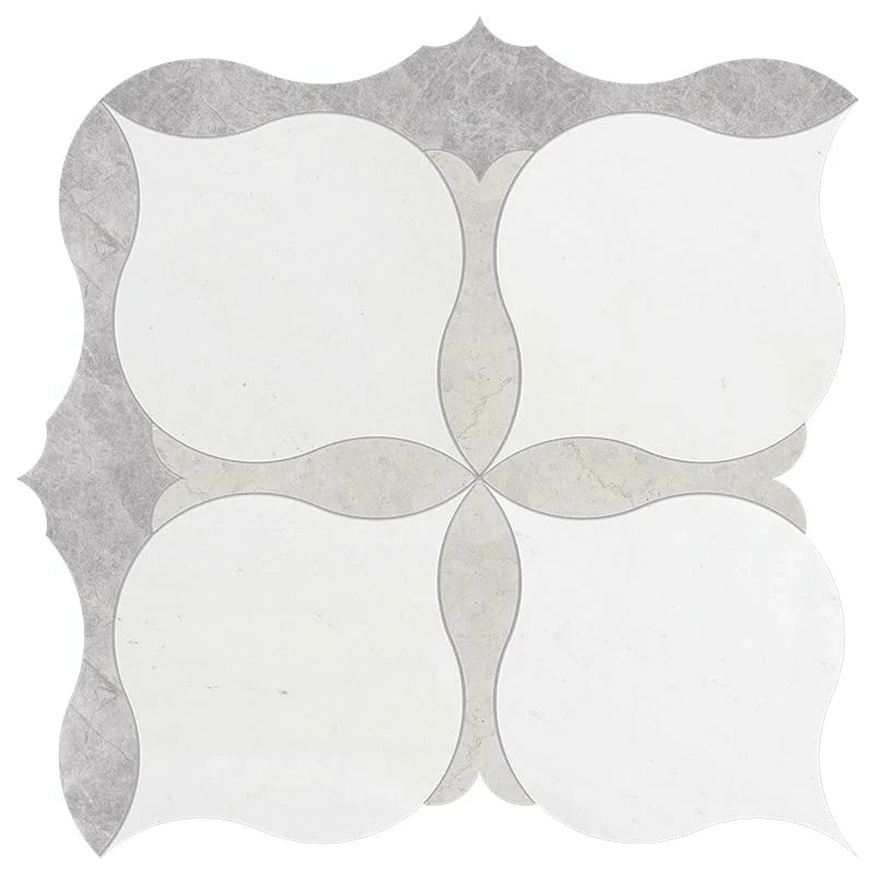 ms amelia multi marble waterjet mosaic new silver shadow aspen white britannia 9 5_8x9 5_8 sold by surface group online