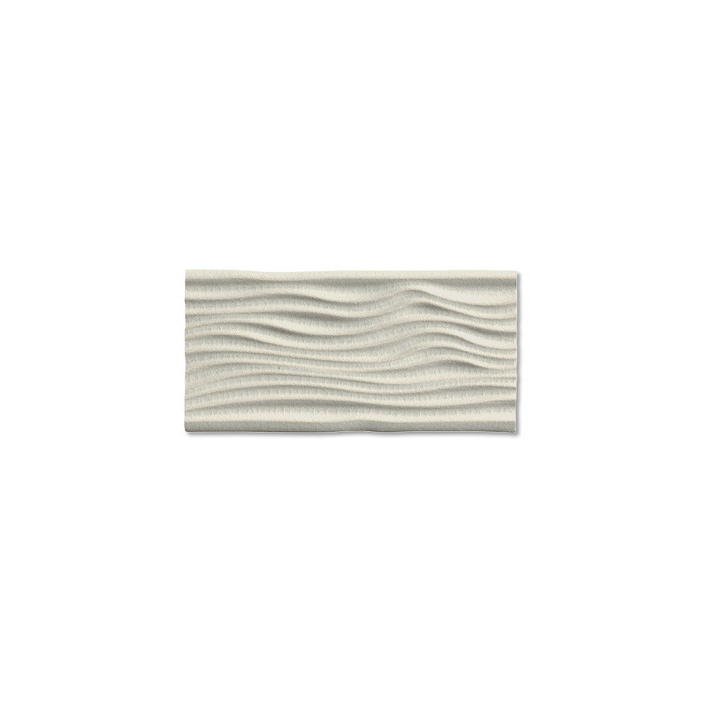 adex ceramic tile for indoor wall and or floor earth ash gray tile field semi matte matte crackle mono embossed textured rectangle waves 3x6 distributed by surface group international