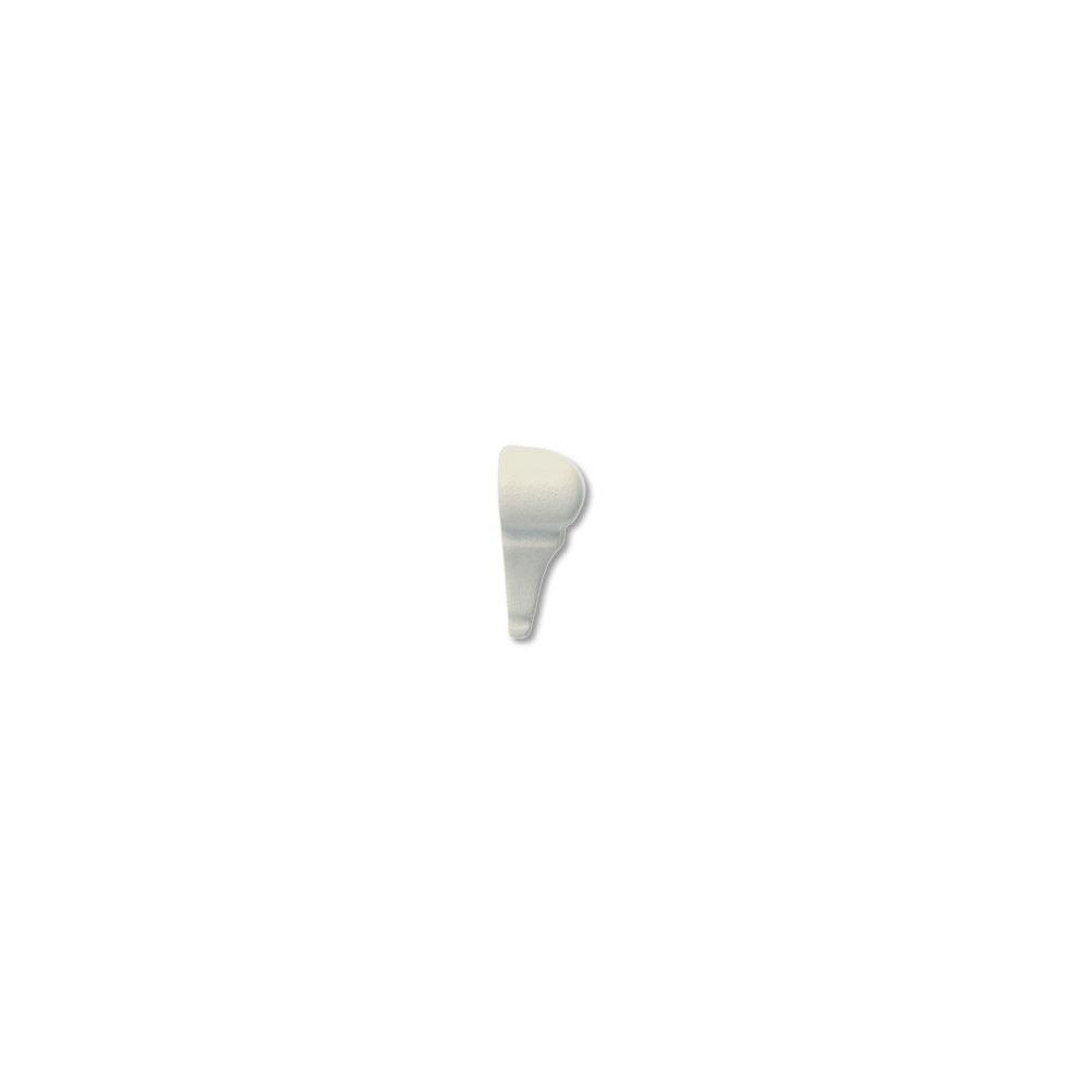 adex ceramic tile for indoor wall and or floor earth ash gray molding basic chairrail end cup semi matte matte crackle mono embossed reliefed 2_4x distributed by surface group international