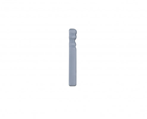 adex ceramic tile for indoor wall and or floor habitat matte river blue molding basic baseboard end cap matte solid multi embossed reliefed 4x distributed by surface group international