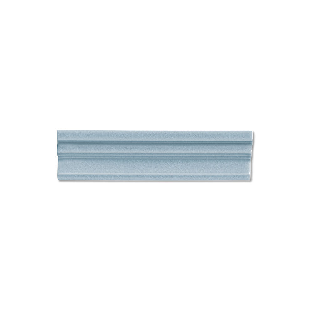 adex ceramic tile for indoor wall and or floor hampton stellar blue molding basic chairrail glossy classic crackle mono embossed reliefed 2x8 distributed by surface group international