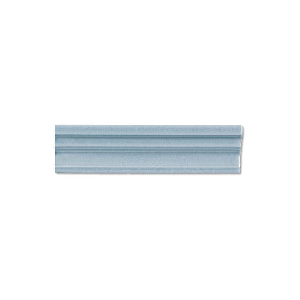 adex ceramic tile for indoor wall and or floor hampton stellar blue molding basic chairrail glossy classic crackle mono embossed reliefed 2x8 distributed by surface group international