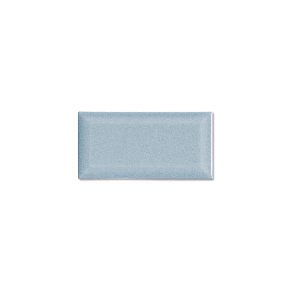 adex ceramic tile for indoor wall and or floor hampton stellar blue tile field glossy classic crackle mono embossed beveled rectangle 3x6 distributed by surface group international
