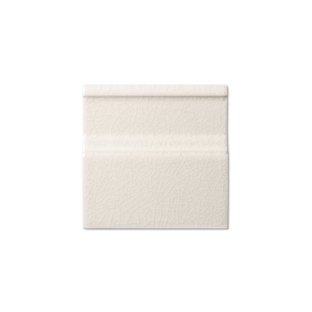 adex ceramic tile for indoor wall and or floor hampton white molding basic baseboard glossy classic crackle mono embossed reliefed 6x6 distributed by surface group international