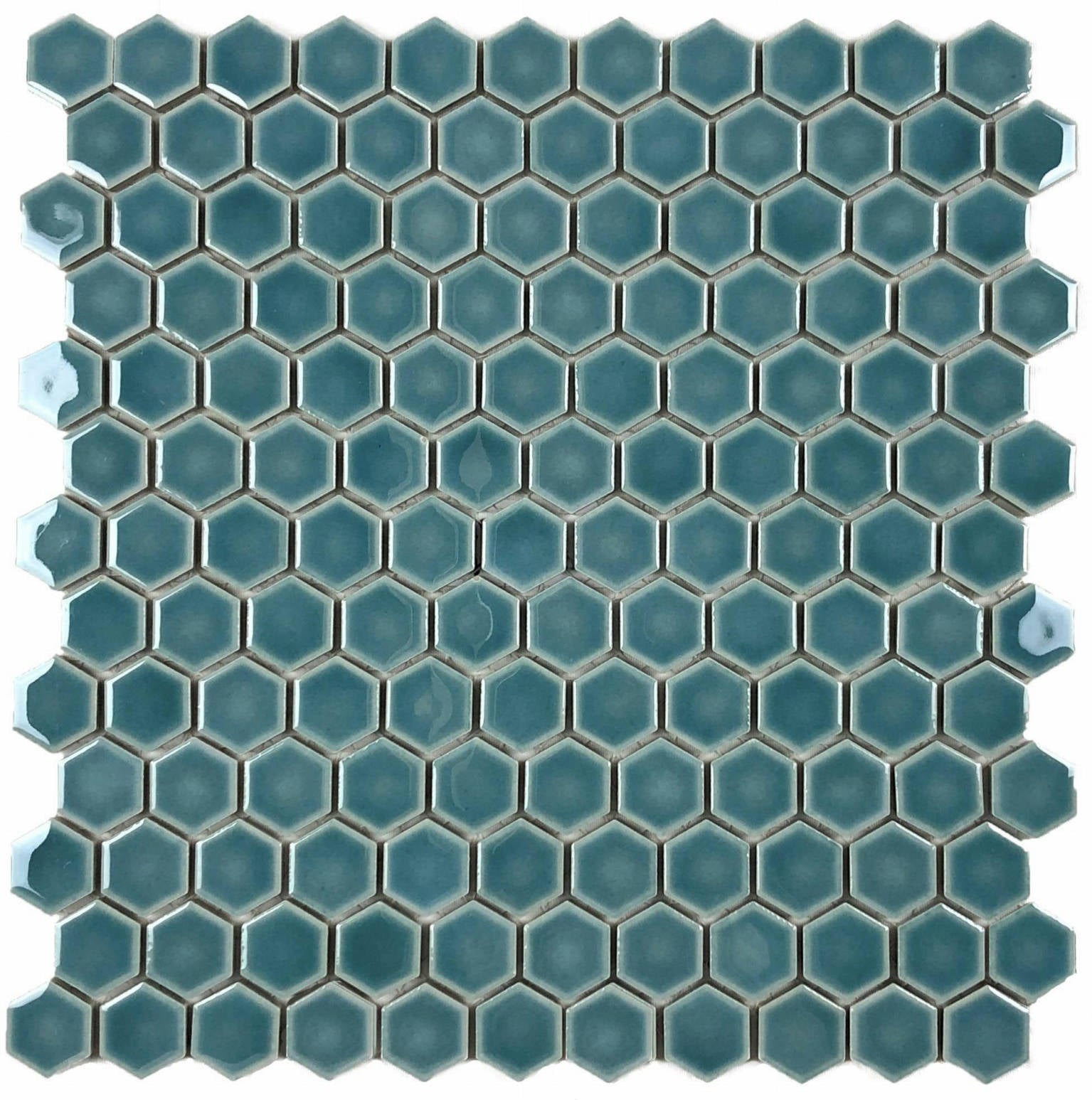 Mosaic Denim 1-Inch Hexagon Pattern (12"x12")