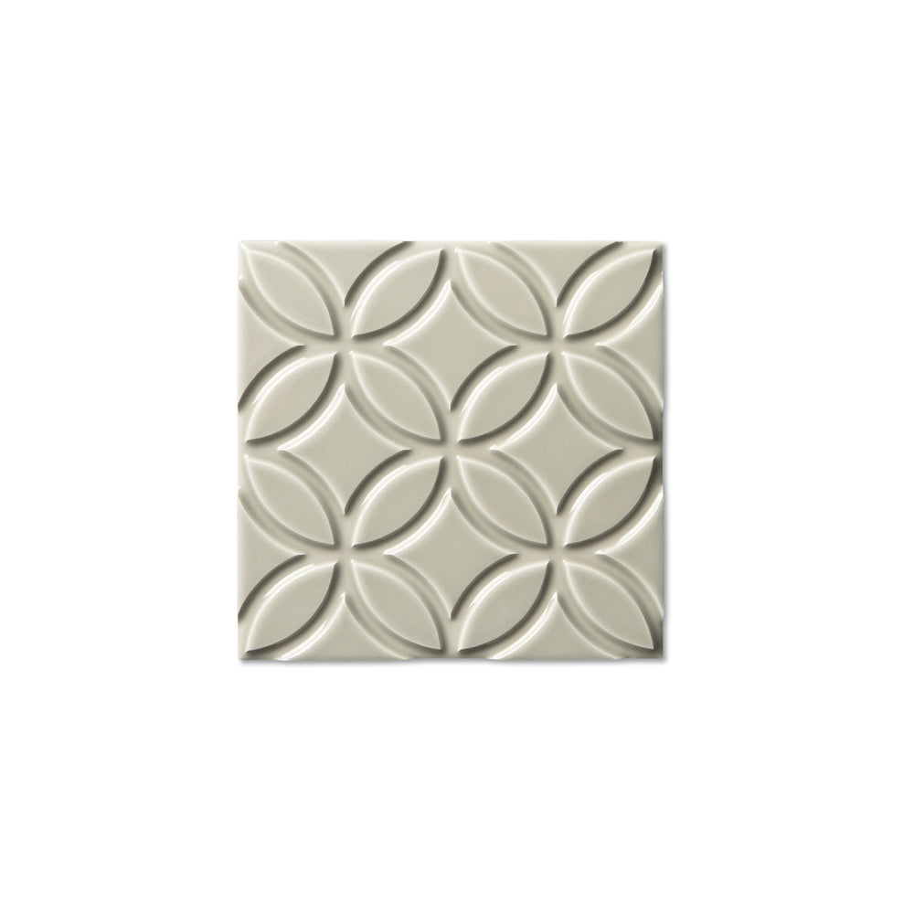 adex ceramic tile for indoor wall and or floor neri silver mist tile deco glossy solid mono embossed deco square 6x6 embossed botanical distributed by surface group international