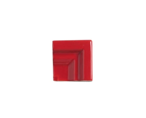 adex ceramic tile for indoor wall and or floor riviera monaco red molding basic chairrail frame corner glossy solid multi embossed reliefed 2x distributed by surface group international