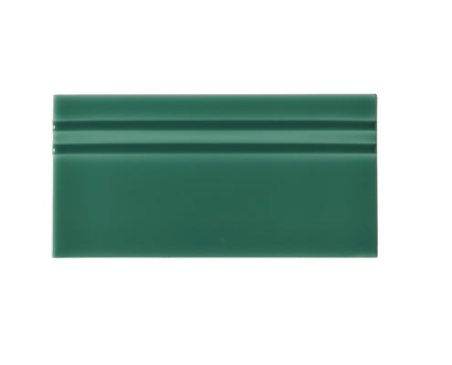 adex ceramic tile for indoor wall and or floor riviera rimini green molding basic baseboard glossy solid multi embossed reliefed 4x8 distributed by surface group international