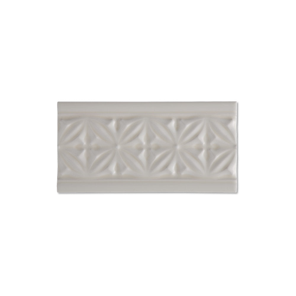 adex ceramic tile for indoor wall and or floor studio almond molding deco border glossy translucent mono embossed deco 3_8x7_8 embossed gables distributed by surface group international