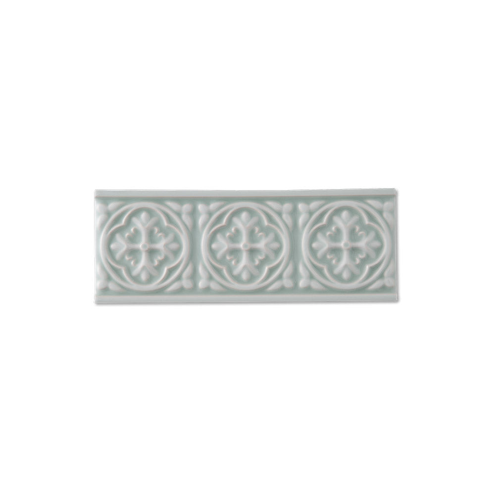 adex ceramic tile for indoor wall and or floor studio fern molding deco border glossy translucent mono embossed deco 2_8x7_8 embossed palm beach distributed by surface group international