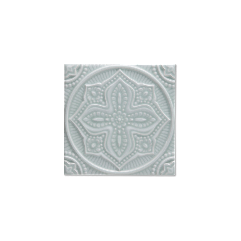 adex ceramic tile for indoor wall and or floor studio fern tile deco glossy translucent mono embossed deco square 5_8x5_8 embossed planet distributed by surface group international