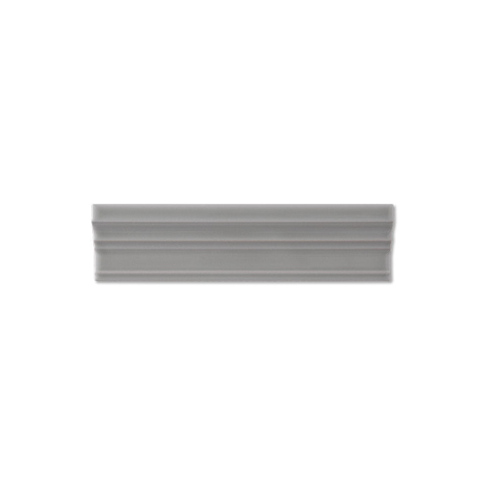 adex ceramic tile for indoor wall and or floor studio graystone molding basic chairrail glossy translucent mono embossed reliefed 2x7_8 distributed by surface group international