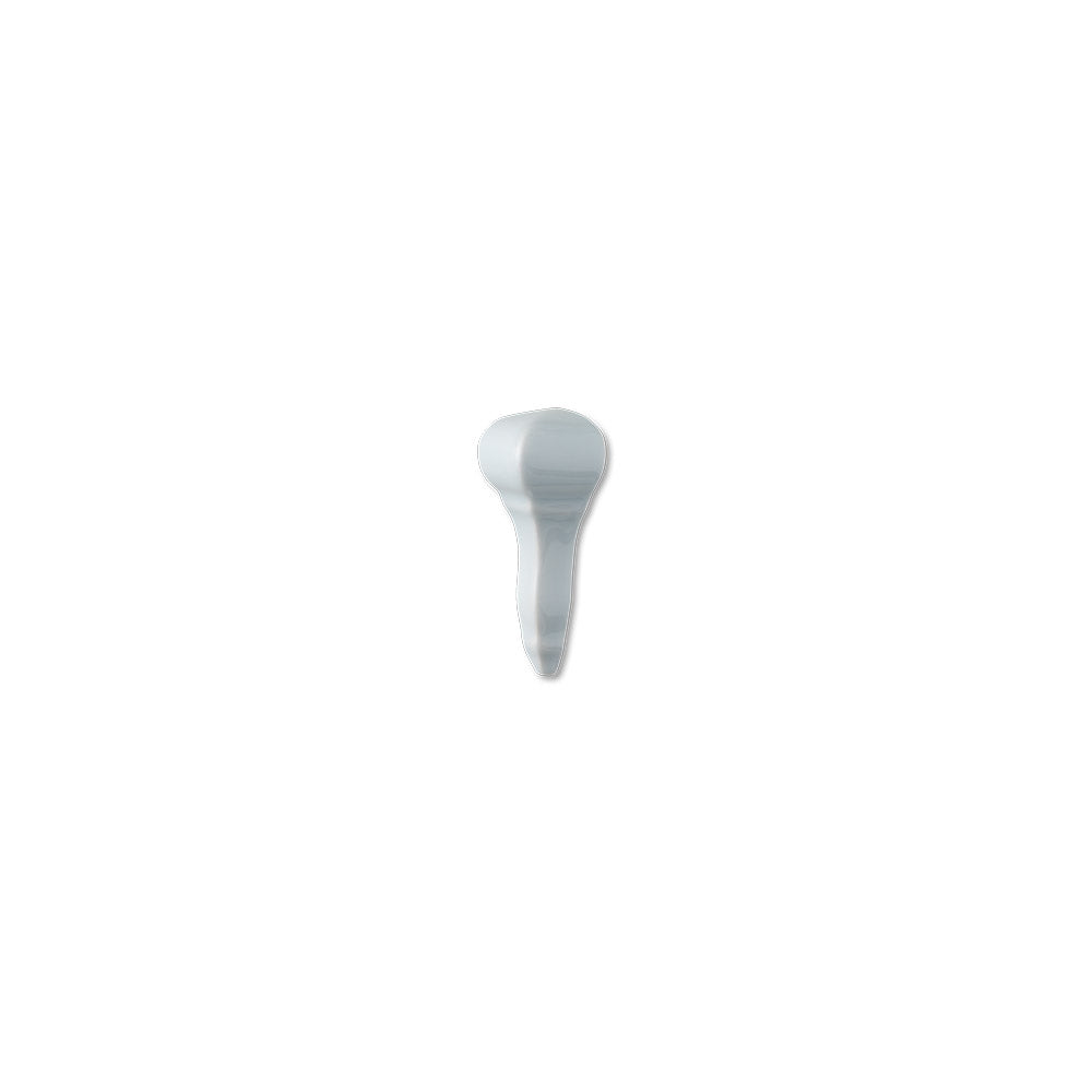 adex ceramic tile for indoor wall and or floor studio ice blue molding basic rail end cap glossy translucent mono embossed reliefed 2_8x distributed by surface group international