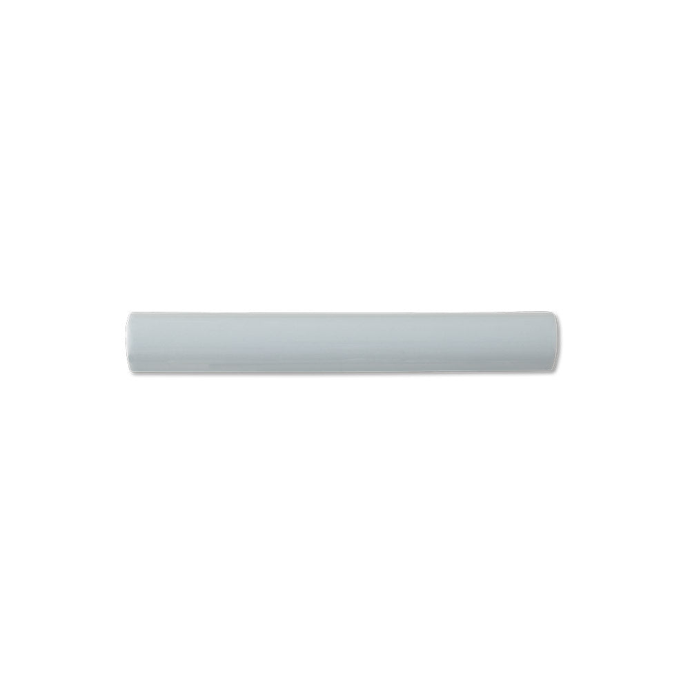 adex ceramic tile for indoor wall and or floor studio ice blue molding basic liner bar round glossy translucent mono embossed reliefed 1_2x7_8 distributed by surface group international