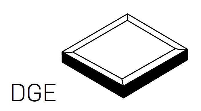 adex ceramic tile for indoor wall and or floor studio timberline molding basic bulnose double edge square glossy translucent mono embossed framed 2_8x2_8 distributed by surface group international