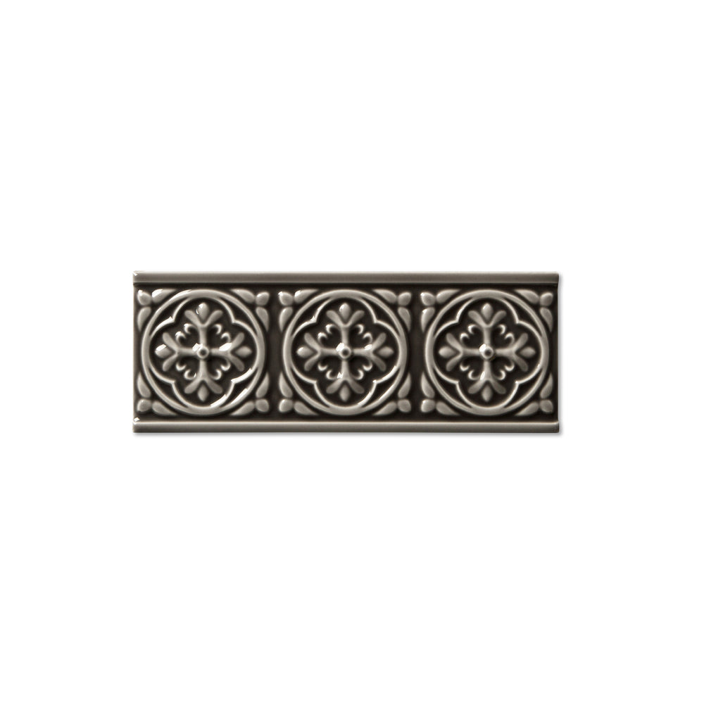 adex ceramic tile for indoor wall and or floor studio volcanico molding deco border glossy translucent mono embossed deco 2_8x7_8 embossed palm beach distributed by surface group international
