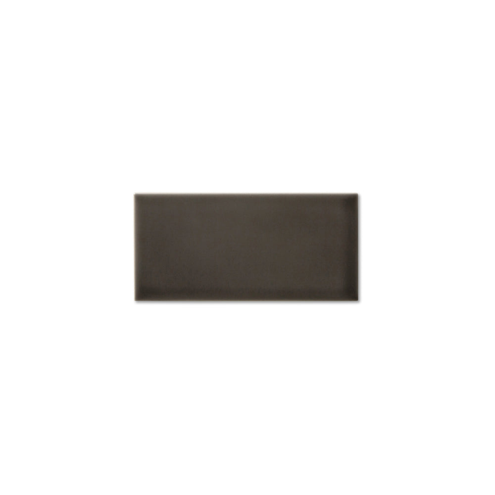 adex ceramic tile for indoor wall and or floor studio volcanico molding basic bulnose double edge left glossy translucent mono flat 2_8x5_8 distributed by surface group international
