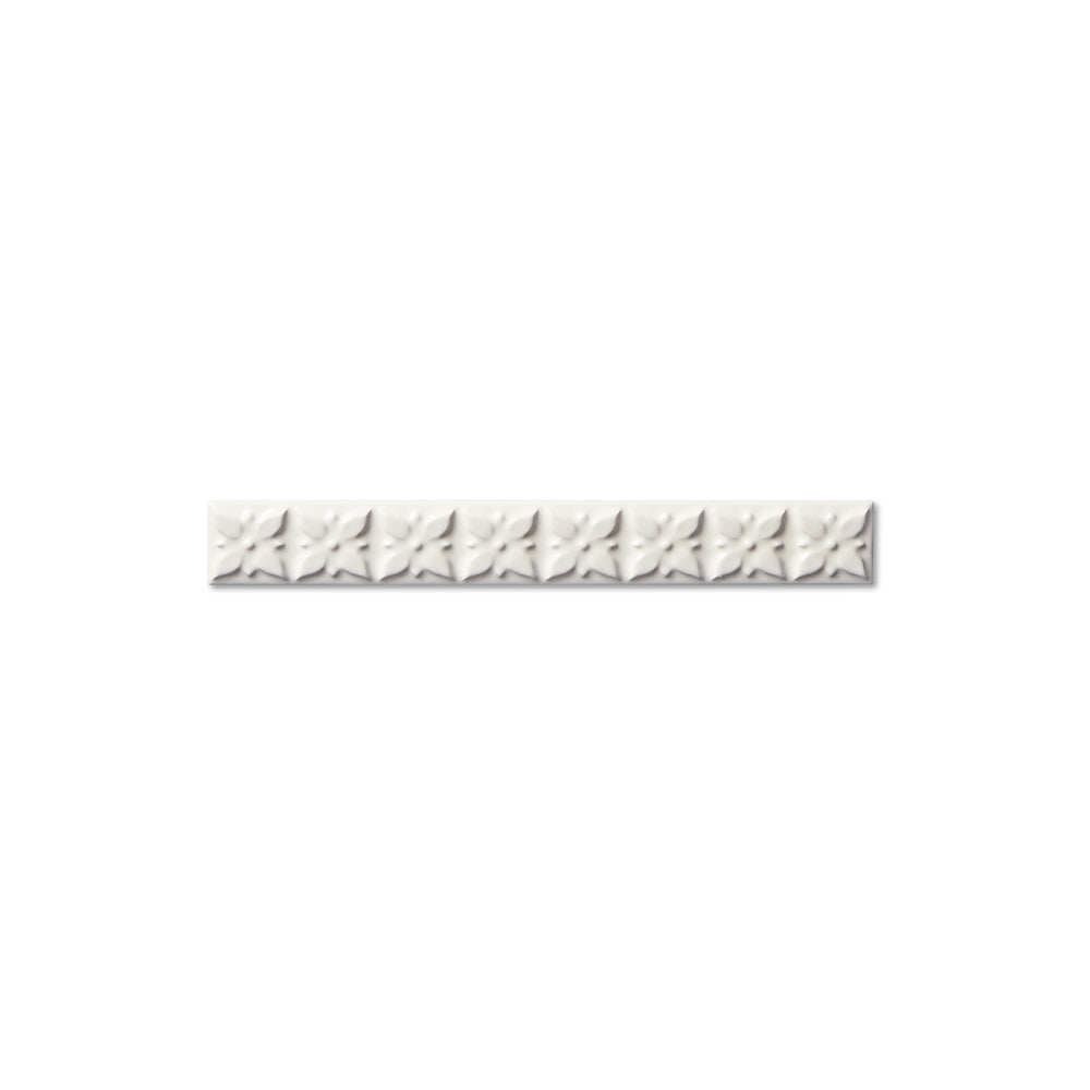 adex ceramic tile for indoor wall and or floor studio snow cap molding deco liner deco glossy translucent mono embossed deco 1x7_8 embossed ponciana distributed by surface group international