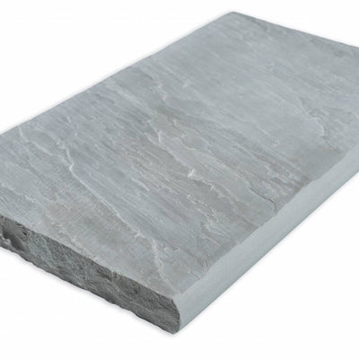 appalachian grey old world flagstone artisan paver bullnose molding 14 by 24 by 2 inch exterior applications manufactured by f and m supply distributed by surface group