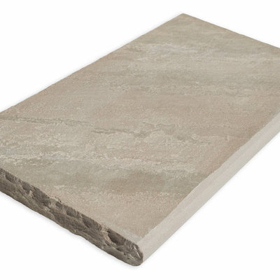 autumn brown old world flagstone artisan paver bullnose molding 14 by 24 by 2 inch exterior applications manufactured by f and m supply distributed by surface group