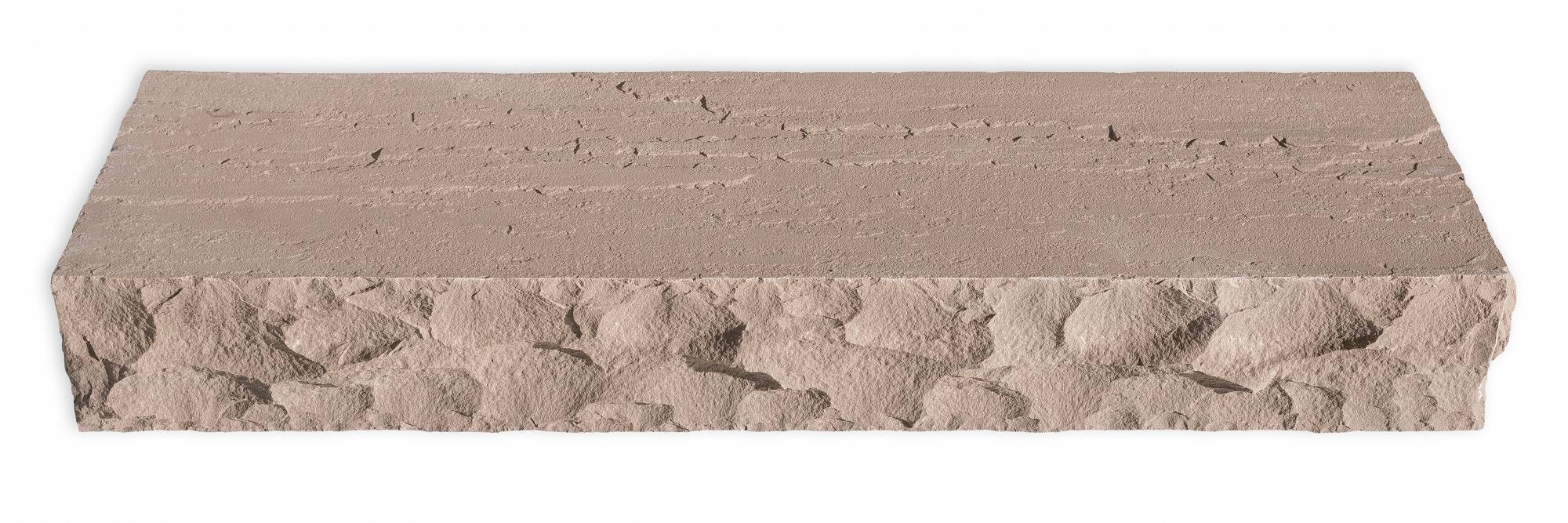 autumn brown old world flagstone classic paver step stepper 16 by 48 by 6 inch exterior applications manufactured by f and m supply distributed by surface group