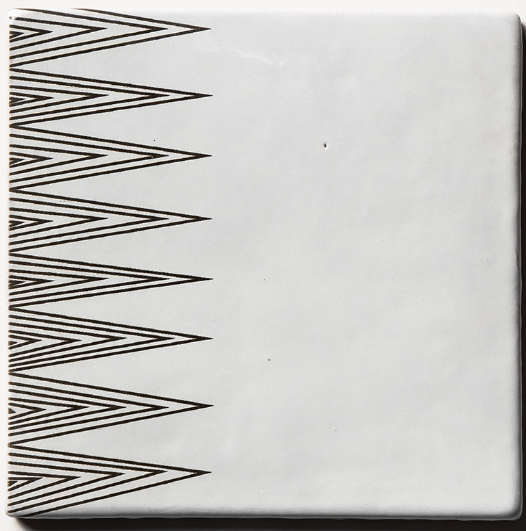 bavi 6 antique glazed terracotta deco tile size six by six sold by surface group manufactured by marble systems used for kitchen backsplashes living room accent walls and bathroom walls