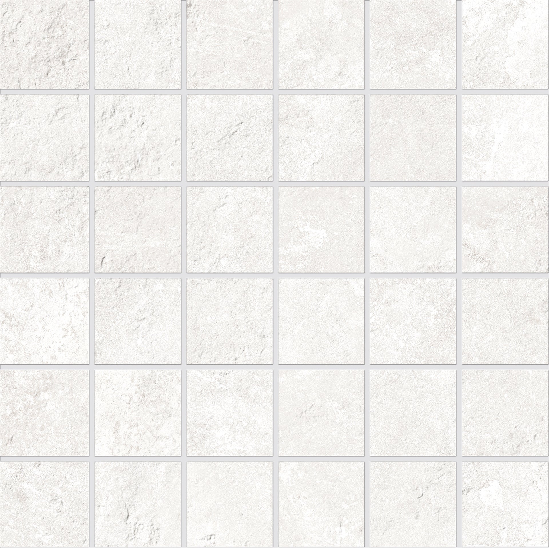 Chateau: Limestone Blanc Straight Stack 2x2 Mosaic (12"x12"x9.5-mm | matte)