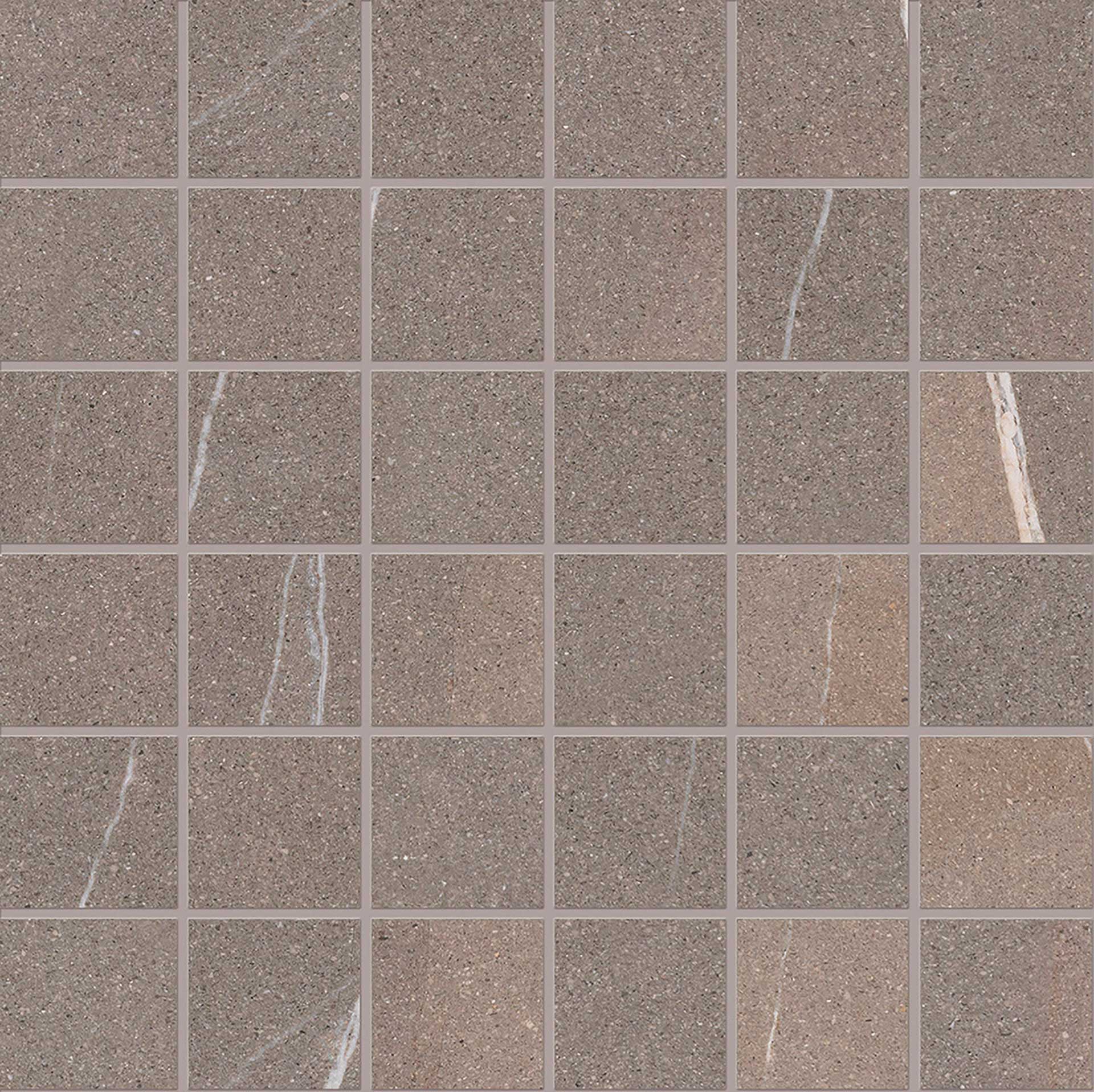 Piase: Stone Spazzolata Straight Stack 2x2 Mosaic (12"x12"x9.5-mm | matte)