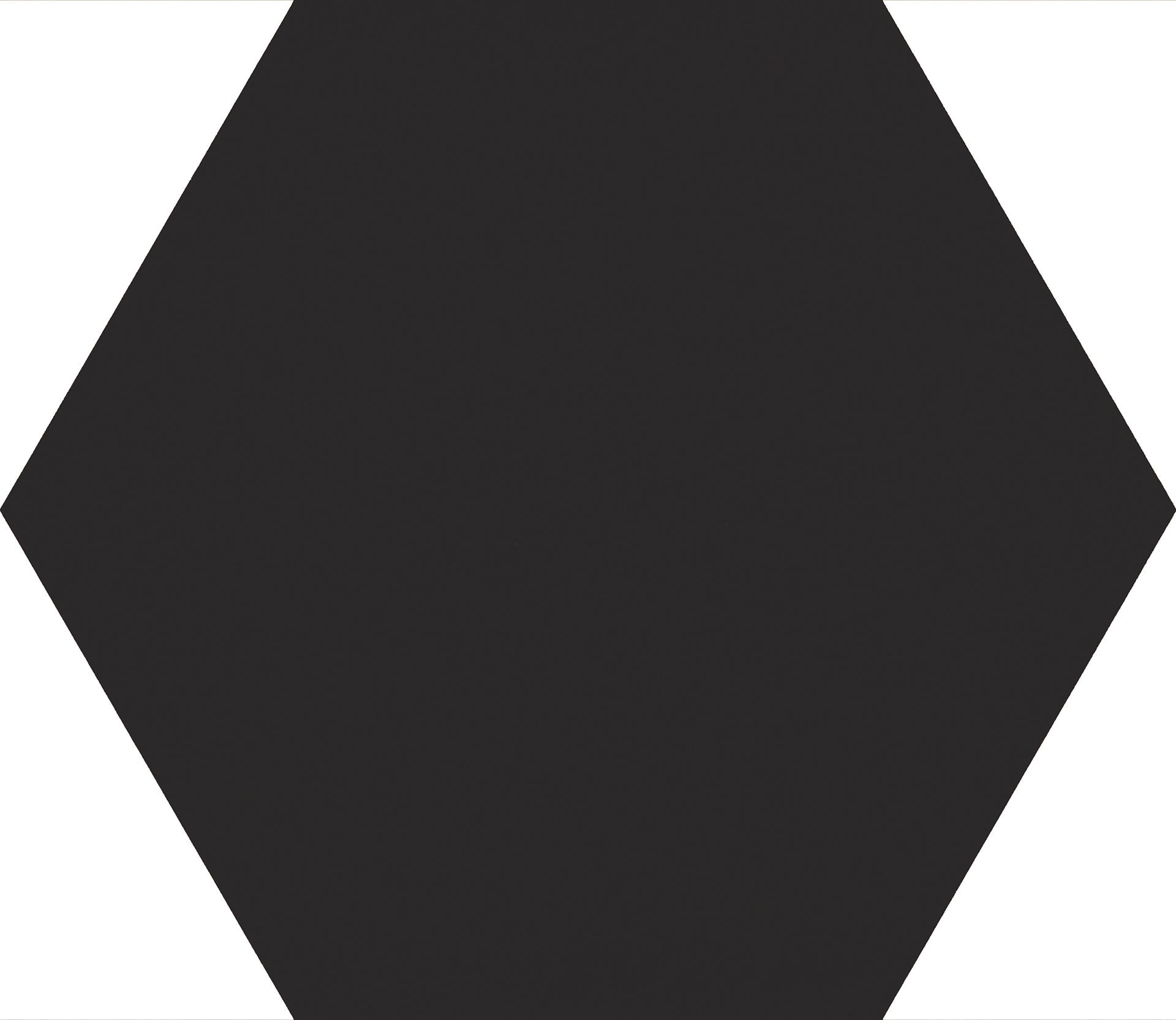 Sixty: Fondo Nero Assoluto Field Tile (8"x7"x9.5-mm | silktech)