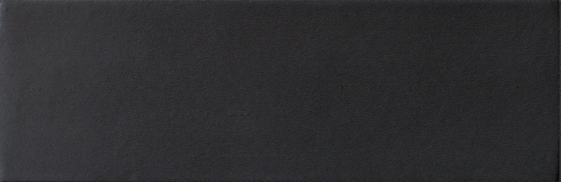 Sixty: Matt Nero Assoluto Minibrick Field Tile (2"x6"x9.5-mm | silktech)