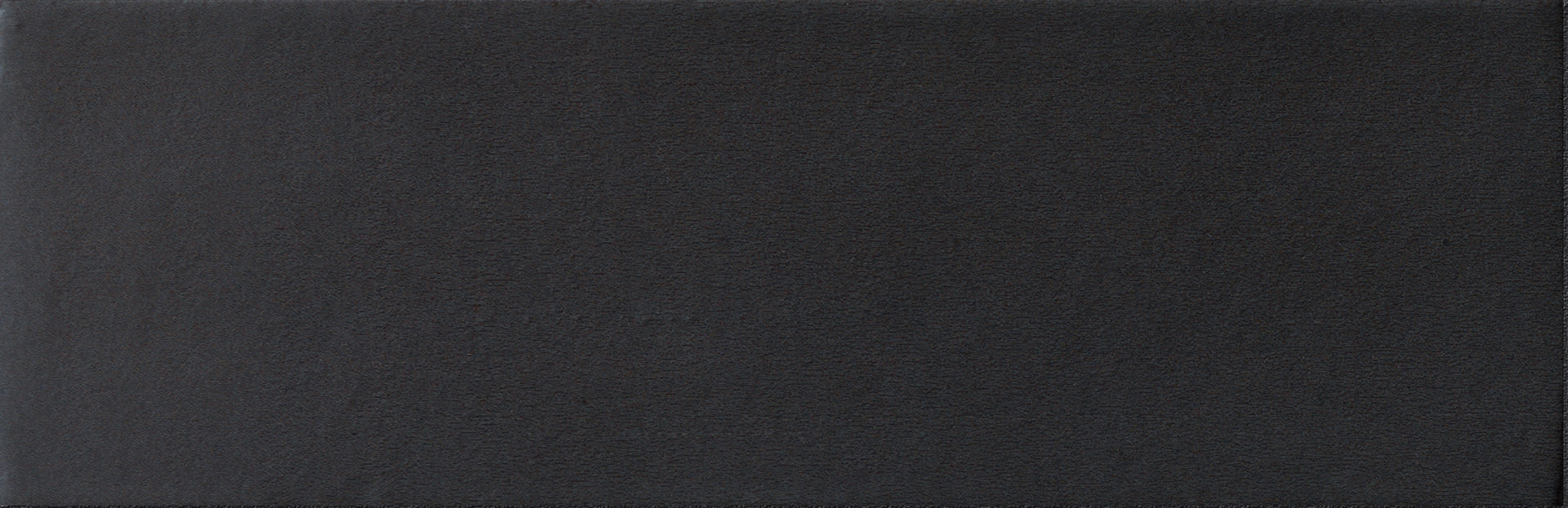 Sixty: Matt Nero Assoluto Minibrick Field Tile (2"x6"x9.5-mm | silktech)