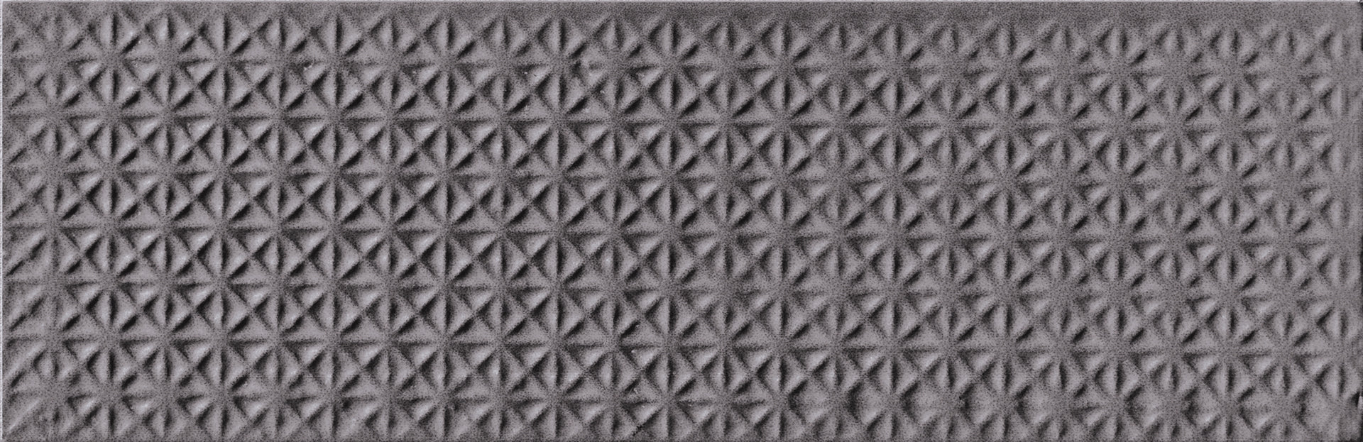 Sixty: Matt Timbro Antracite Minibrick Wall Tile (2"x6"x9.5-mm | silktech)