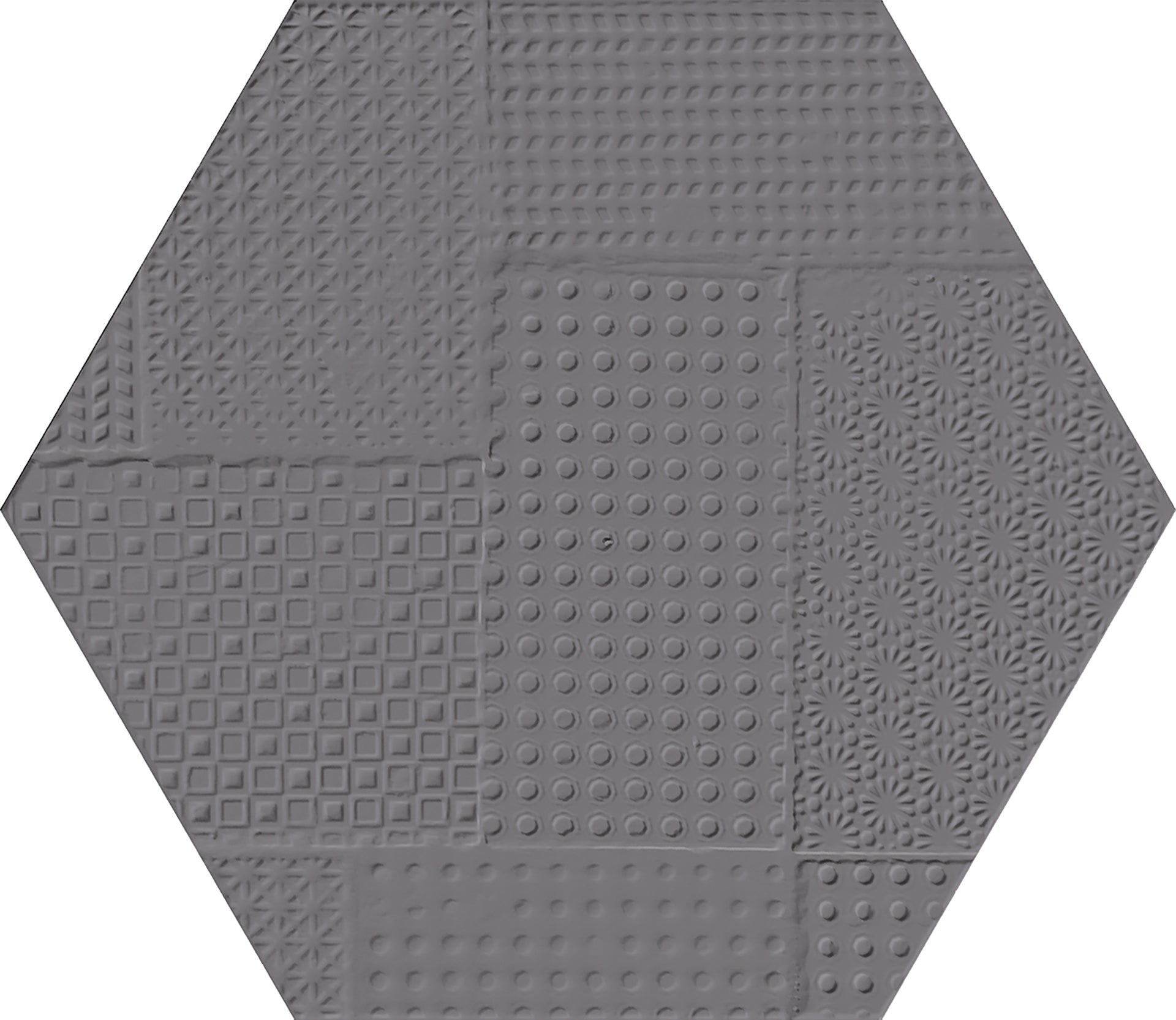 Sixty: Timbro Antracite Wall Tile (8"x7"x9.5-mm | silktech)