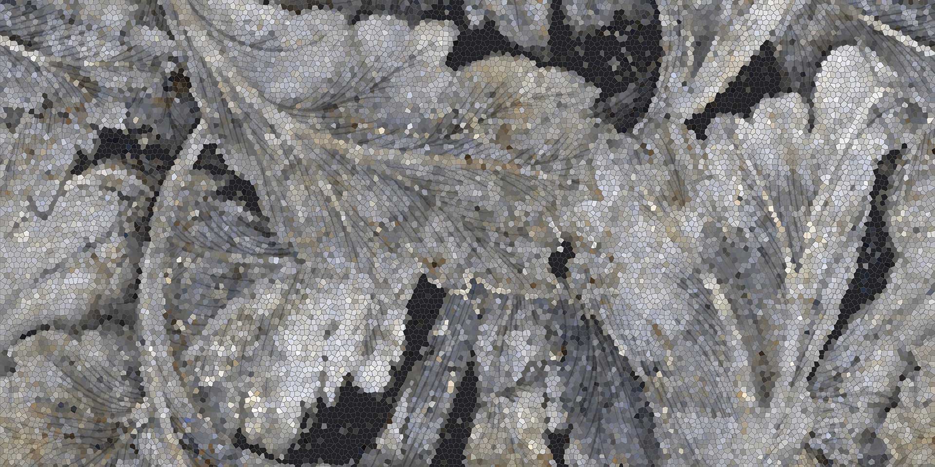 Tele Di Marmo Revolution: Art Blu Ande Acanto Deco Tile (24"x48"x9.5-mm | glossy)
