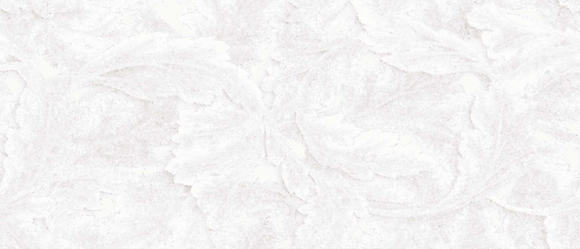 Tele Di Marmo Revolution: Art Thassos Acanto Deco Tile (48"x110"x6.5-mm | matte)