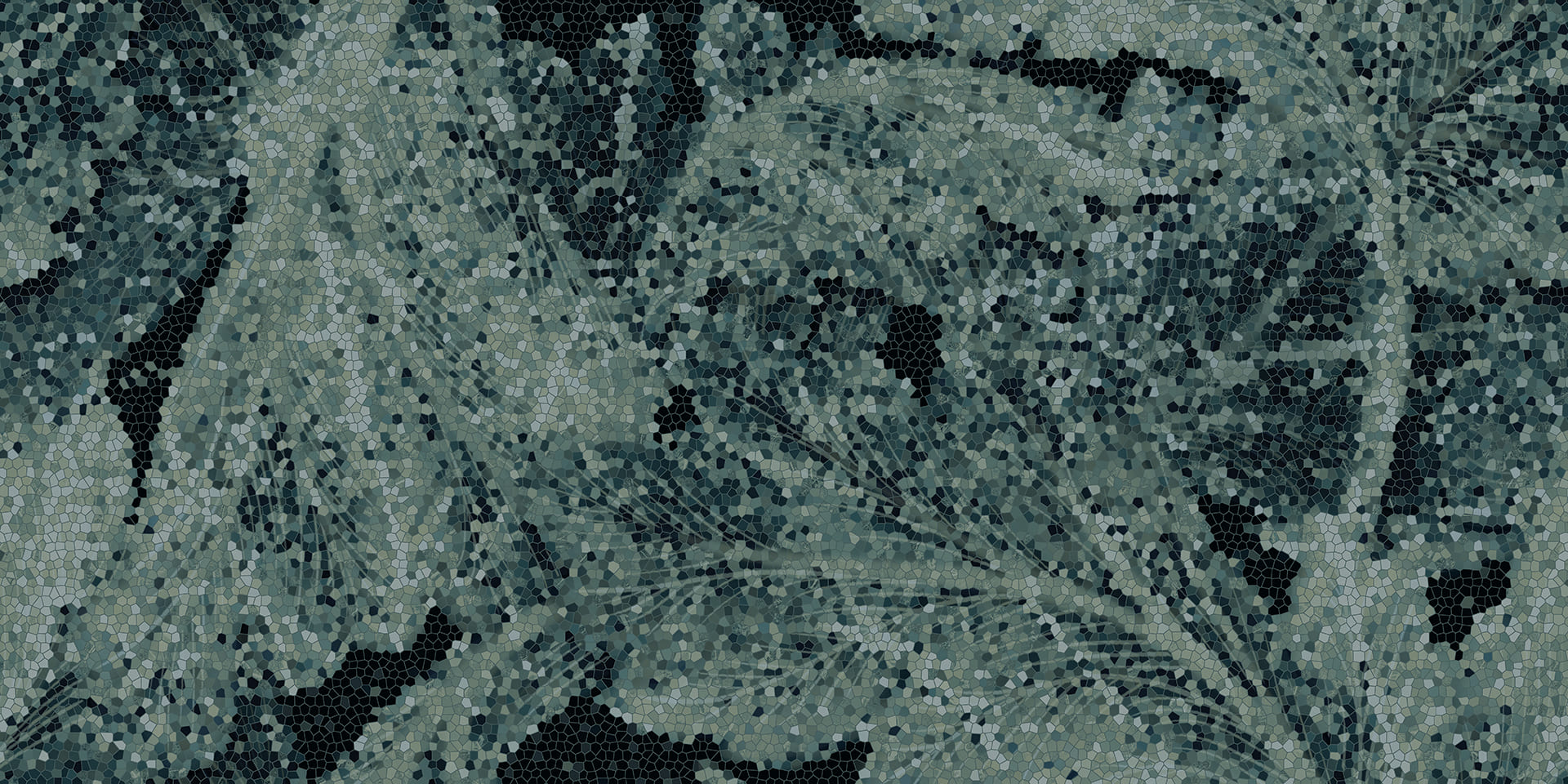 Tele Di Marmo Revolution: Art Verde Saint Denis Acanto Deco Tile (24"x48"x9.5-mm | matte)