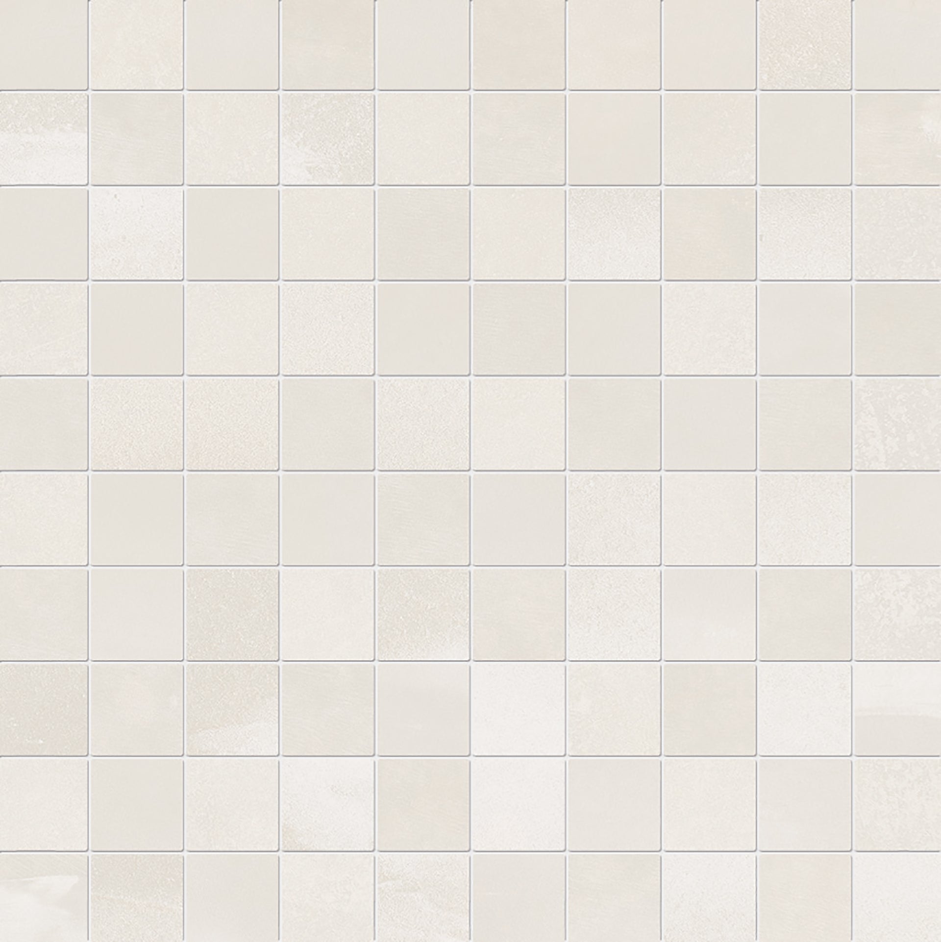 Architect Resin: Copenagen Ivory Straight Stack 2x2 Mosaic (12"x12"x9.5-mm | semi glossy)